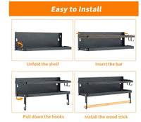 Thumbnail for Magnetic spice rack towel holder