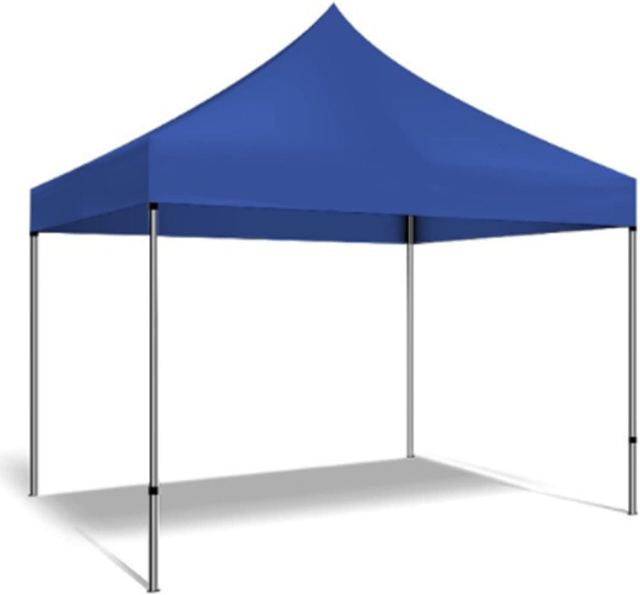 Portable Pop Up Gazebo Tent with Large Base,Heavy Duty Pop Up Gazebo,Perfect for Business Events,Camping, Festivals, Backyard Events And More,Blue,3X3m