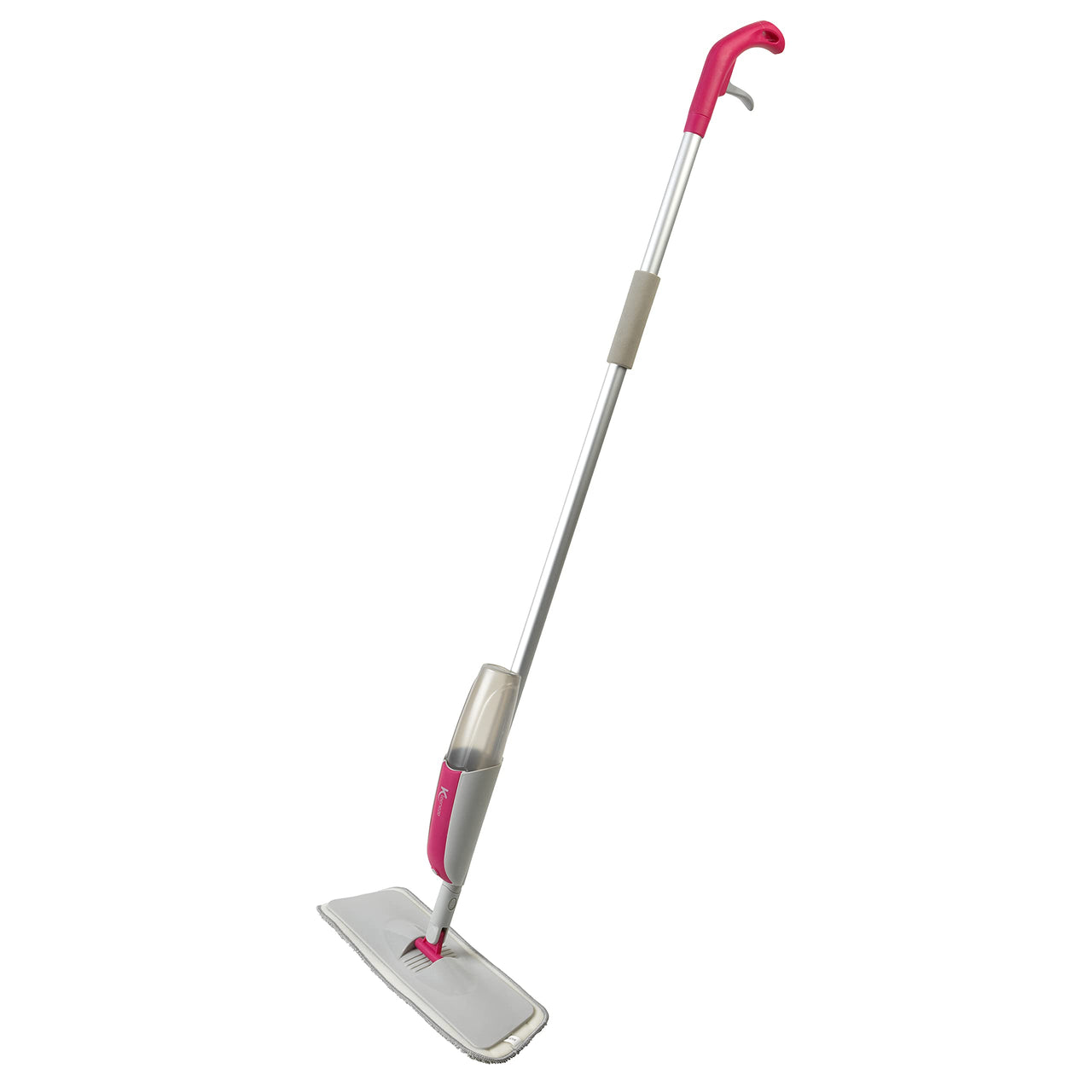 Kleeneze KL067036UFEU Spray Mop with Replacement Microfibre Head, Treated with Anti-Bac Protection, for Most Hard Floors, Washable Floor Pads, Can be Used Wet or Dry, Built-in Spray Trigger, 300ml