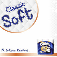 Thumbnail for 3 Ply Toilet Tissue Roll Panda Cuddle Classic Soft Quilted Toilet Rolls- Super Quality Comfort. (7 Pack of 9Rolls / 63 Rolls)