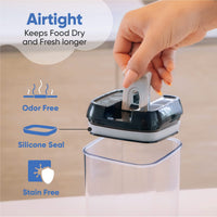 Thumbnail for Chef's Path Airtight Food Storage Containers for Kitchen Storage - Clear Plastic - Durable and Strong Lids - Labels and Chalk Marker (Pack of 7)