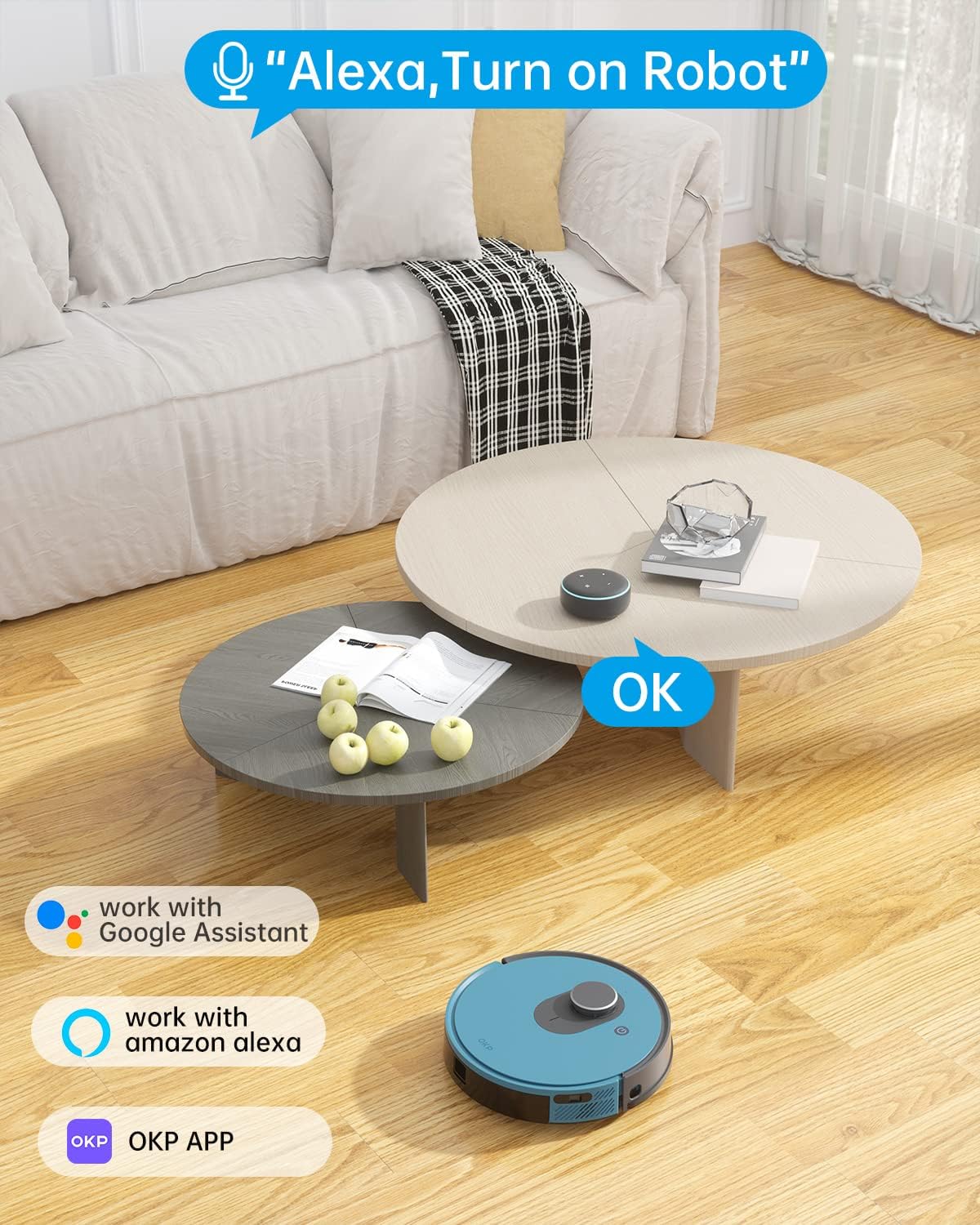 OKP L1 Lidar Robotic Vacuum Cleaner