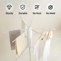 Thumbnail for JOOM Tripod Clothes Drying Rack, Garment Rack Portable and Foldable Space Saving Laundry Drying Rack - Drying Rack Clothing