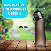 Thumbnail for Air Water Bottle, 650ml Starter Set – BPA Free. 7 Exquisite Flavour Pods for a Zero Sugar, Zero Calorie Experience (blue)