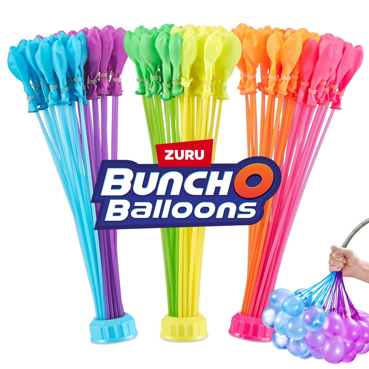 Tropical Party Bunch O Balloons 100 plus Rapid-Filling Self-Sealing Water Balloons, Foilbag (3 Stems)