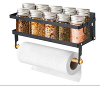 Thumbnail for Magnetic spice rack towel holder